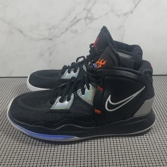 Nike Kyrie Infinity Fire and Ice Black Youth Sneaker Shoes 6.5Y (DD0334-001) - Picture 4 of 8